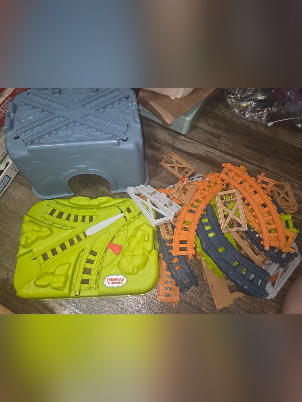 Thomas & Friends Toy Train Set, Percy’s Connect & Build Track Bucket PARTS ONLY